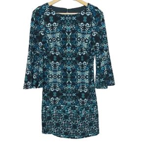 Vince Camuto Bell Sleeve Stretch Knit Sheath dress